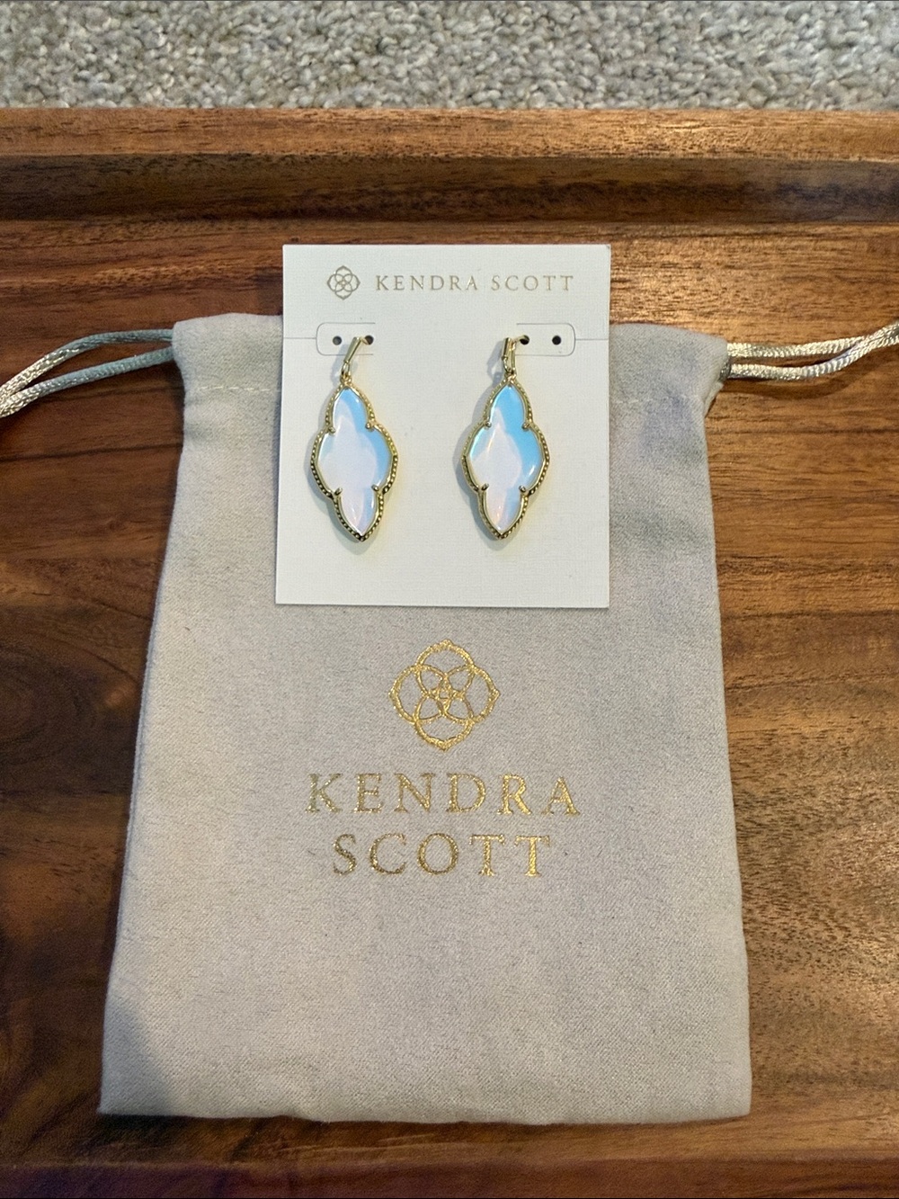 KS Iridescent Gold Abbie Drop Earring